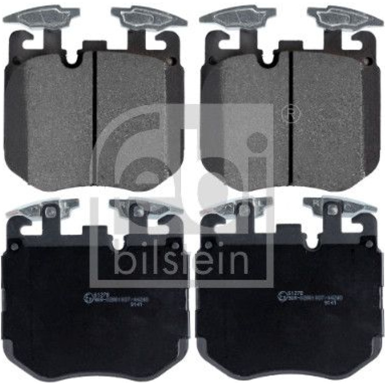 FEBI BILSTEIN Bremsbelagsatz, Scheibenbremse 116344 FEBI BILSTEIN Bremsbelagsatz, Scheibenbremse 116344