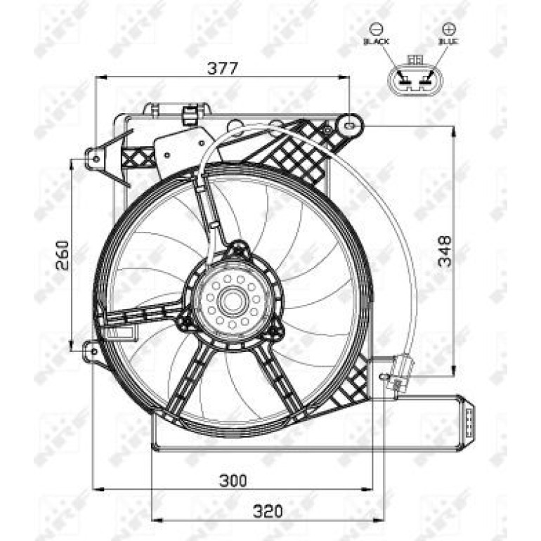 Lüfter Motorkühlung 47488 Lüfter Motorkühlung 47488