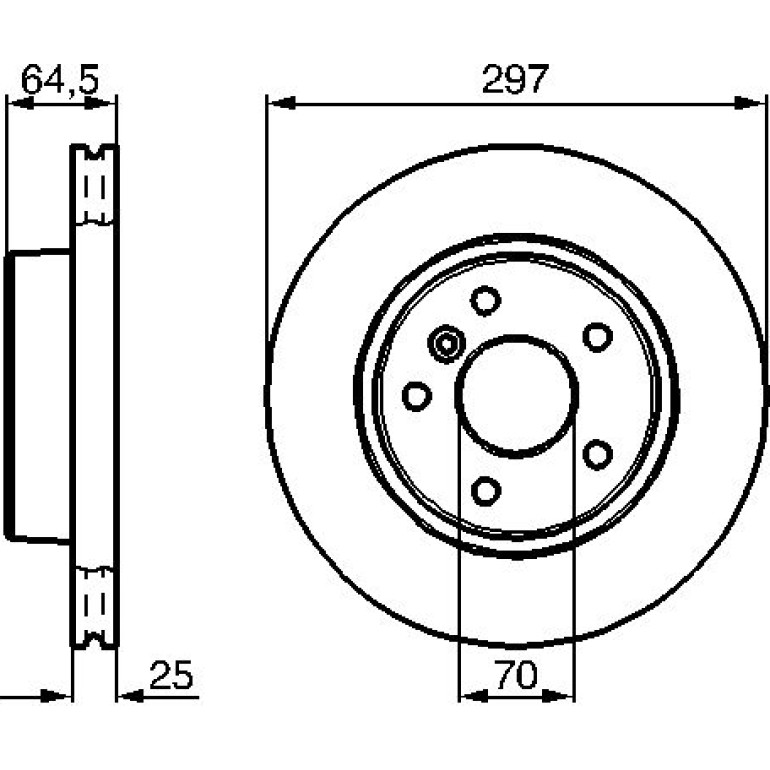 Bremsscheibe VA 0 986 478 483 Bremsscheibe VA 0 986 478 483
