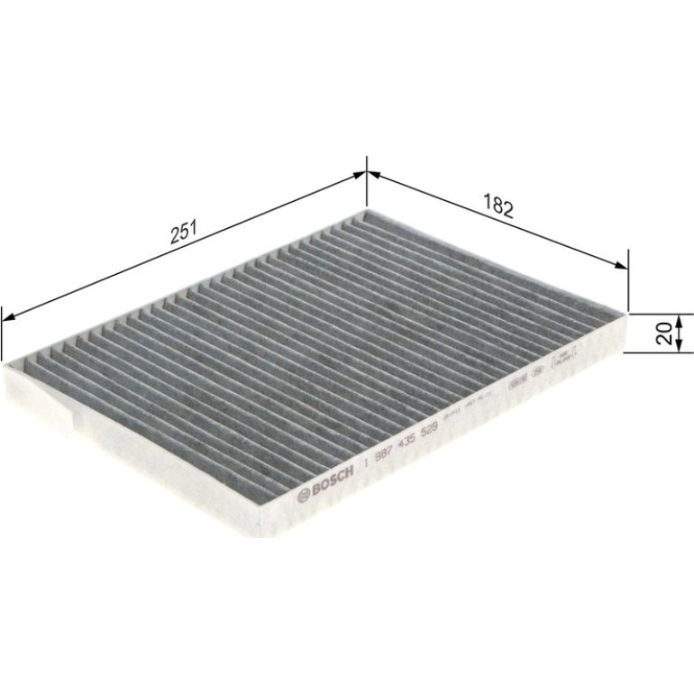 Aktivkohlefilter 1987435529 Aktivkohlefilter 1987435529