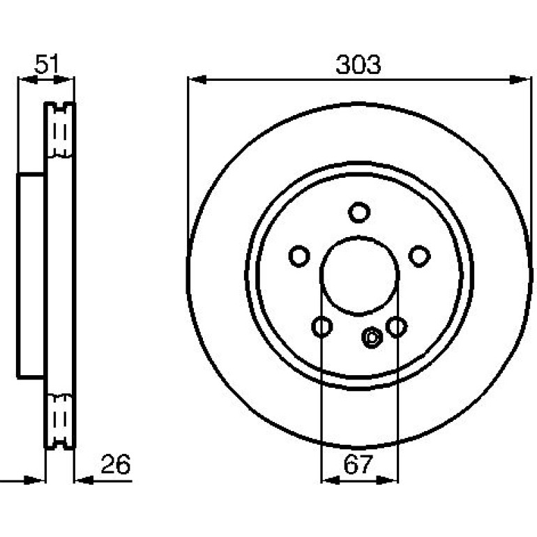 Bremsscheibe VA 0 986 478 468 Bremsscheibe VA 0 986 478 468