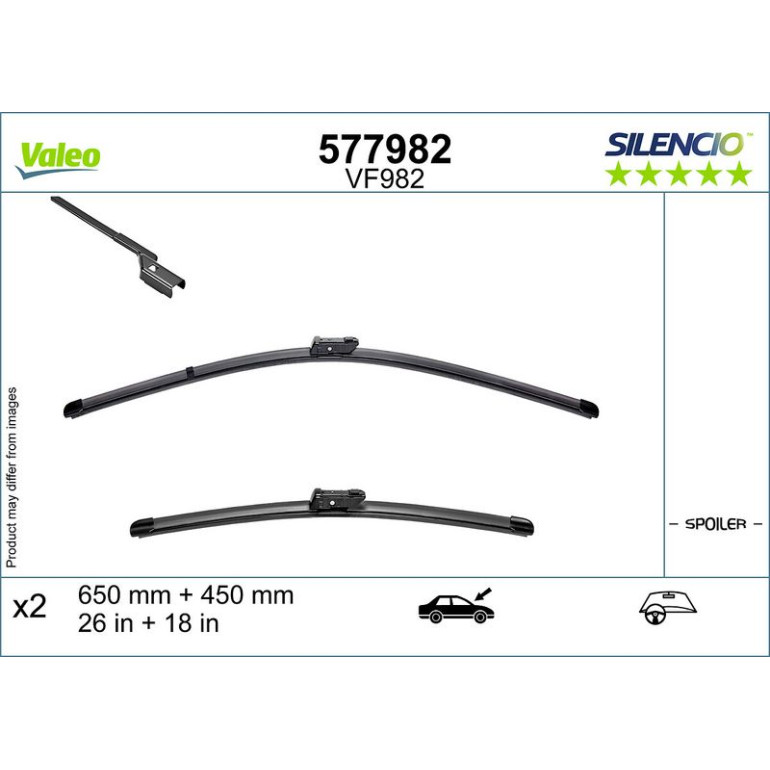 VALEO Scheibenwischer 577982 VALEO Scheibenwischer 577982