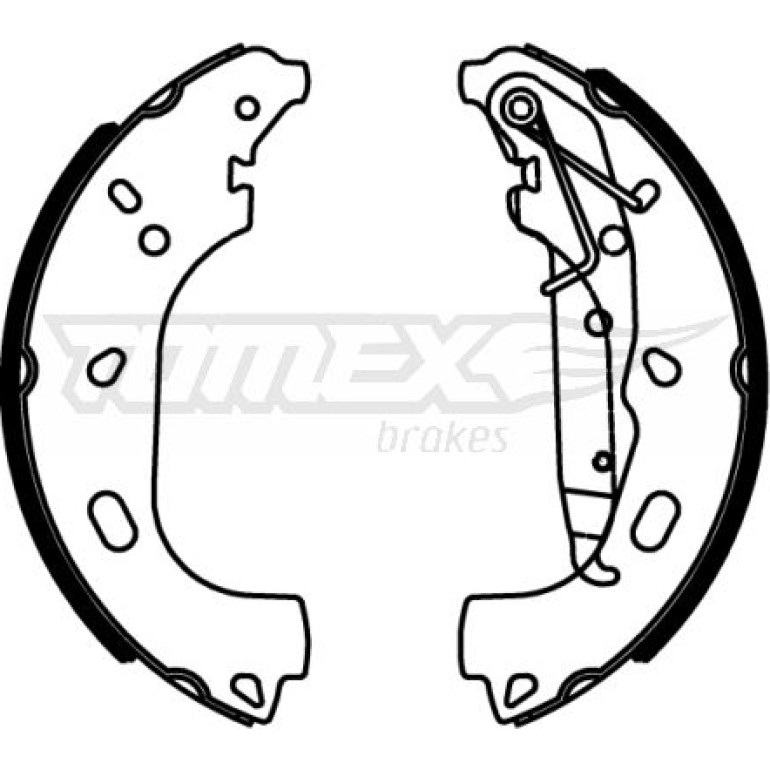TOMEX brakes Bremsbackensatz TX 22-57 TOMEX brakes Bremsbackensatz TX 22-57