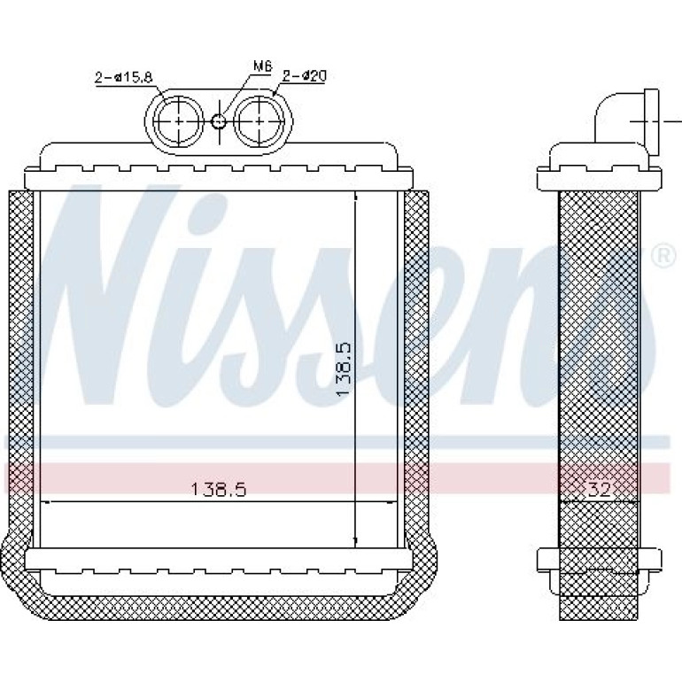 Heizkühler PKW 73751 Heizkühler PKW 73751
