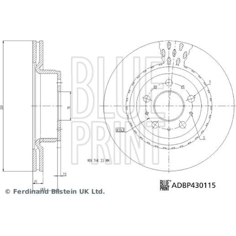 Bremsscheibe ADBP430115 Bremsscheibe ADBP430115