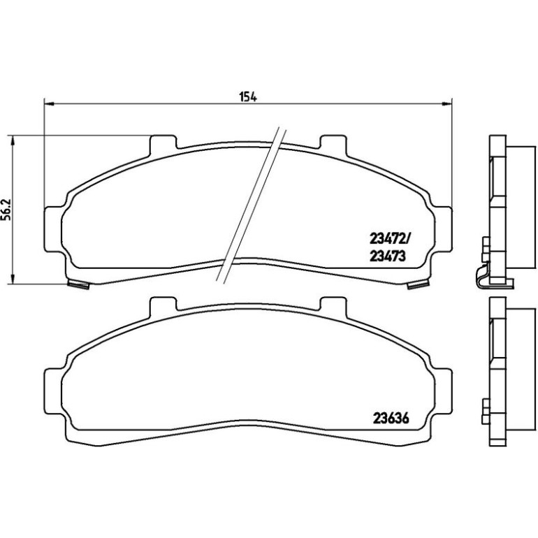 BREMBO Bremsklötze VA P 24 041 BREMBO Bremsklötze VA P 24 041