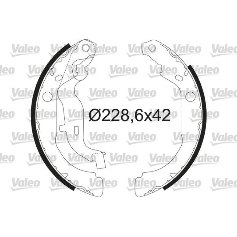 VALEO Bremsbacken 564210