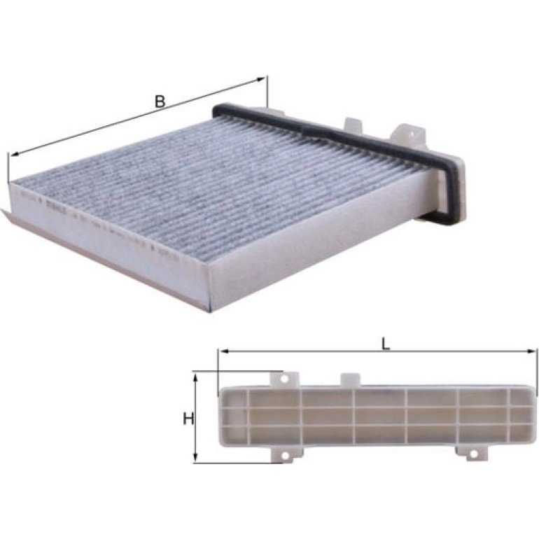 MAHLE Filter, Innenraumluft LAK 589 MAHLE Filter, Innenraumluft LAK 589