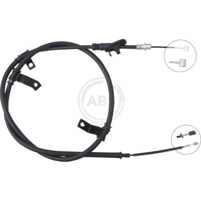 A.B.S. Handbremsseil Seilzug Festellbremse K17521 A.B.S. Handbremsseil Seilzug Festellbremse K17521