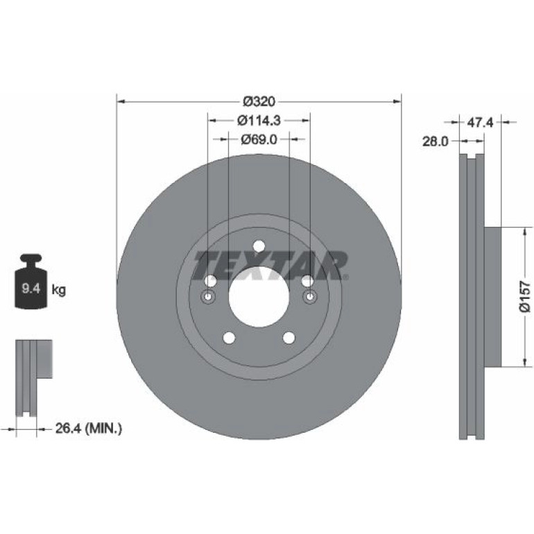 Bremsscheibe 92237805 Bremsscheibe 92237805