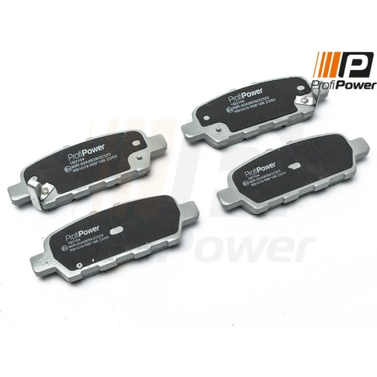 PROFIPOWER Bremsbelagsatz, Scheibenbremse 1B2104 PROFIPOWER Bremsbelagsatz, Scheibenbremse 1B2104
