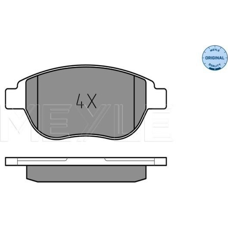 Bremsbelagsatz Peugeot S. 307 025 236 0019 Bremsbelagsatz Peugeot S. 307 025 236 0019