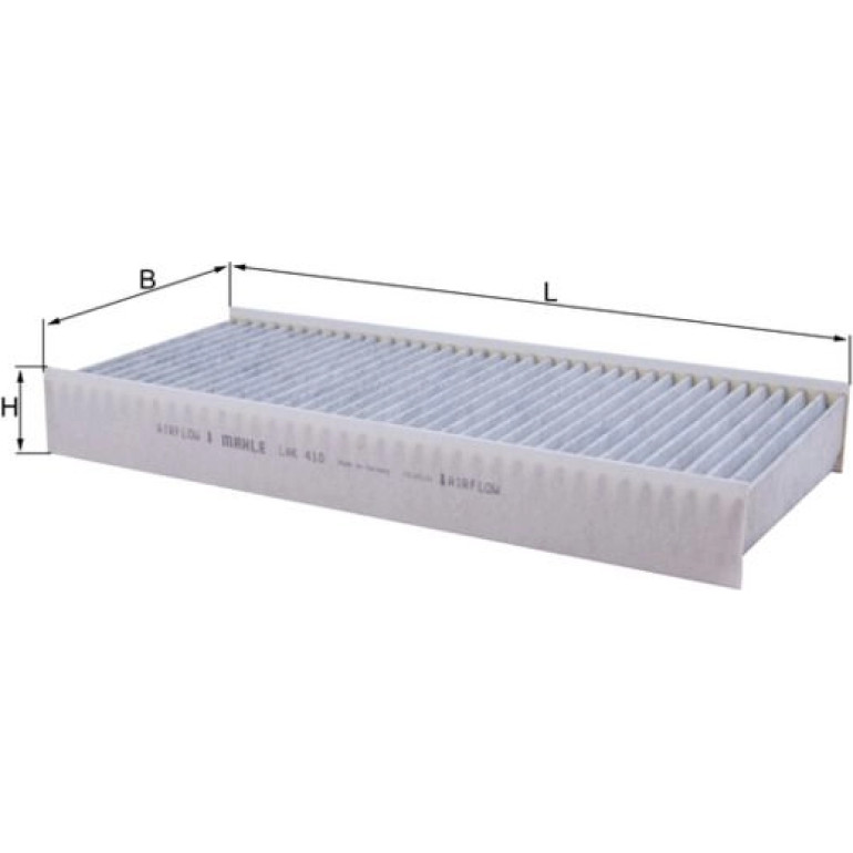 MAHLE Filter, Innenraumluft LAK 410 MAHLE Filter, Innenraumluft LAK 410