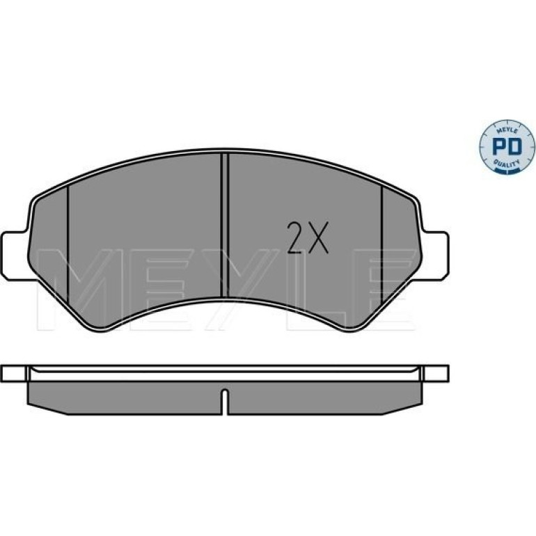 Bremsbelagsatz Fiat P. Ducato 06- Adowno— 1600Kg 025 244 6619-1/PD Bremsbelagsatz Fiat P. Ducato 06- Adowno— 1600Kg 025 244 6619-1/PD