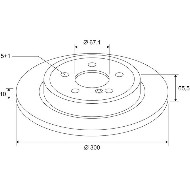 VALEO Bremsscheibe 672526