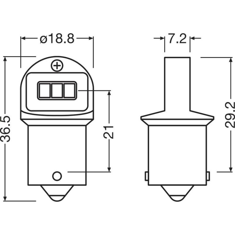 OSRAM Glühlampe, Handschuhfachleuchte 5008DWP-2BL OSRAM Glühlampe, Handschuhfachleuchte 5008DWP-2BL