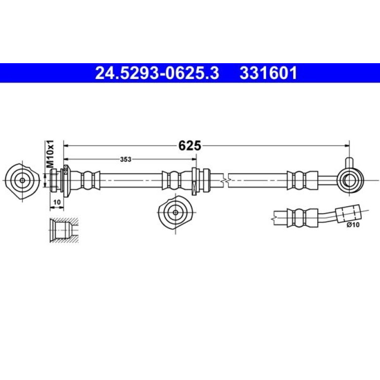 Bremsschlauch 24.5293-0625.3 Bremsschlauch 24.5293-0625.3