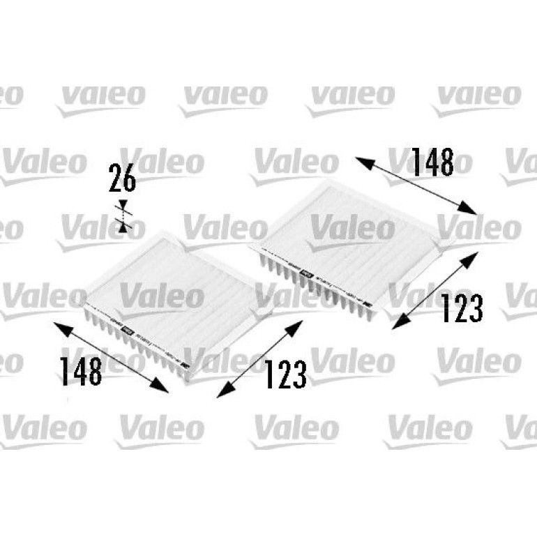 VALEO Innenraumfilter 698469 VALEO Innenraumfilter 698469