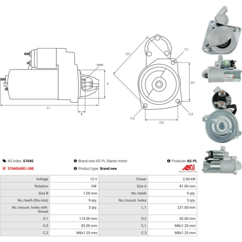 Anlasser S1045 Anlasser S1045