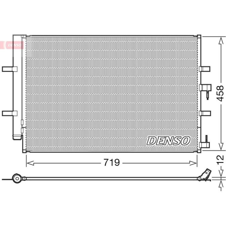 DENSO Klimaanlagenkühler DCN10036 DENSO Klimaanlagenkühler DCN10036