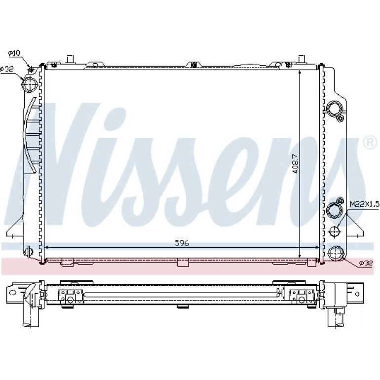 Wasserkühler PKW 60467A Wasserkühler PKW 60467A