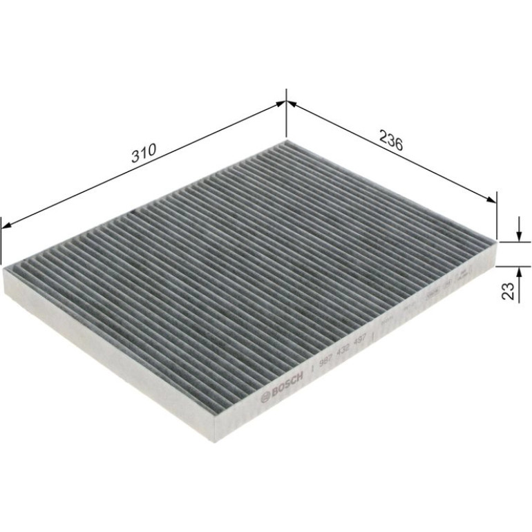 Aktivkohlefilter 1987432497