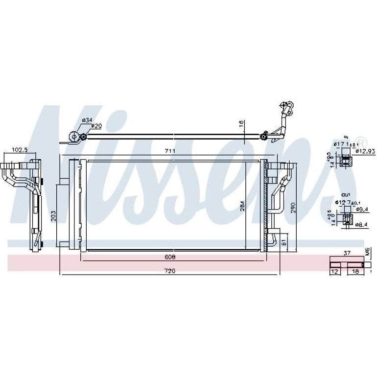 Kondensator PKW 941289 Kondensator PKW 941289
