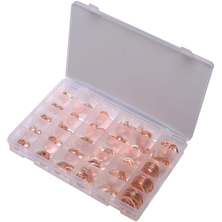 SW-Stahl Dichtringsatz 300 tlg. 5 - 28 mm S8142 SW-Stahl Dichtringsatz 300 tlg. 5 - 28 mm S8142