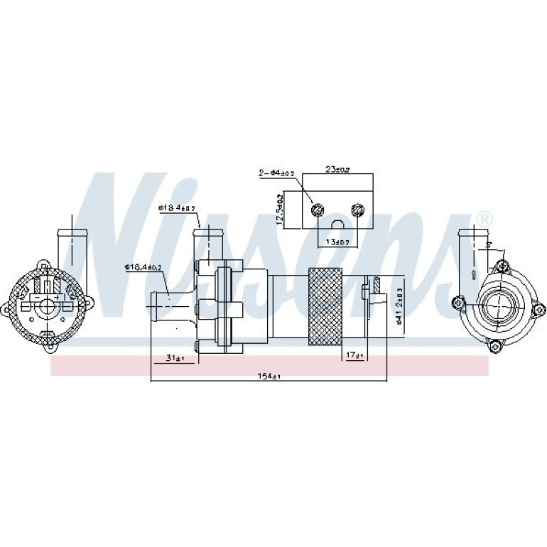NISSENS Wasserpumpe 831056