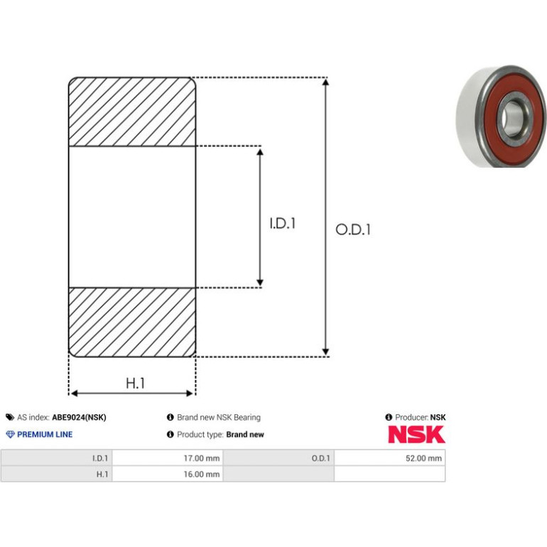 LAGER ABE9024_NSK LAGER ABE9024_NSK
