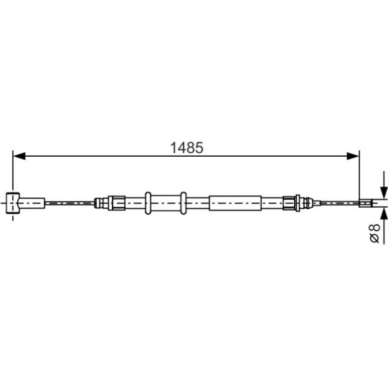Handbremsseil 1987482214 Handbremsseil 1987482214