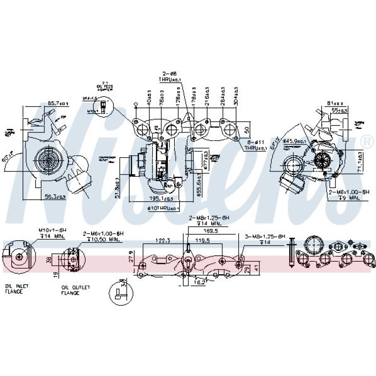 NISSENS Turbolader 93135 NISSENS Turbolader 93135