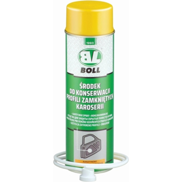 Boll Mittel für Wartung von geschlossenen Profilen der Karosserie bernstein Spray 500ml 001010 Boll Mittel für Wartung von geschlossenen Profilen der Karosserie bernstein Spray 500ml 001010