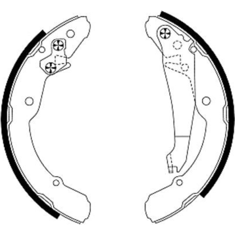 Bremsbacken Vw Caddy/Octa 91052400 Bremsbacken Vw Caddy/Octa 91052400