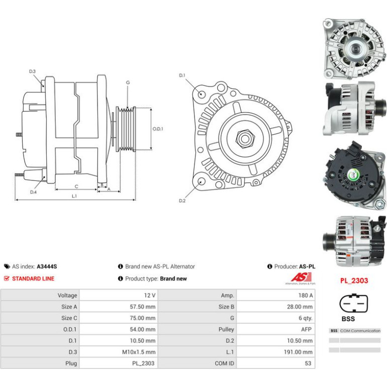 Generator A3444S