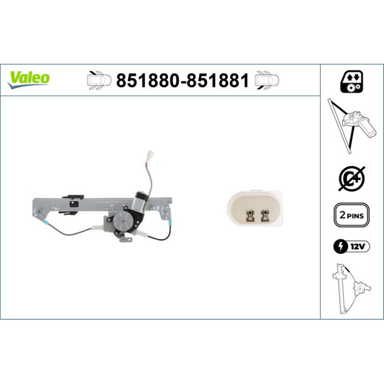 VALEO Fensterheber 851880