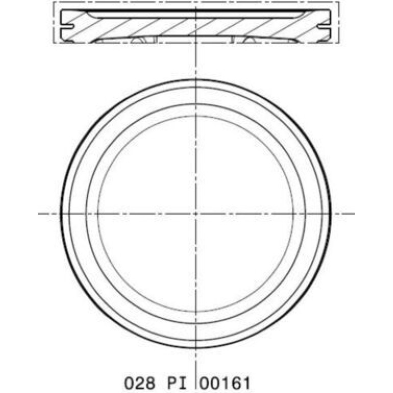 MAHLE Kolben 028 PI 00161 000 MAHLE Kolben 028 PI 00161 000