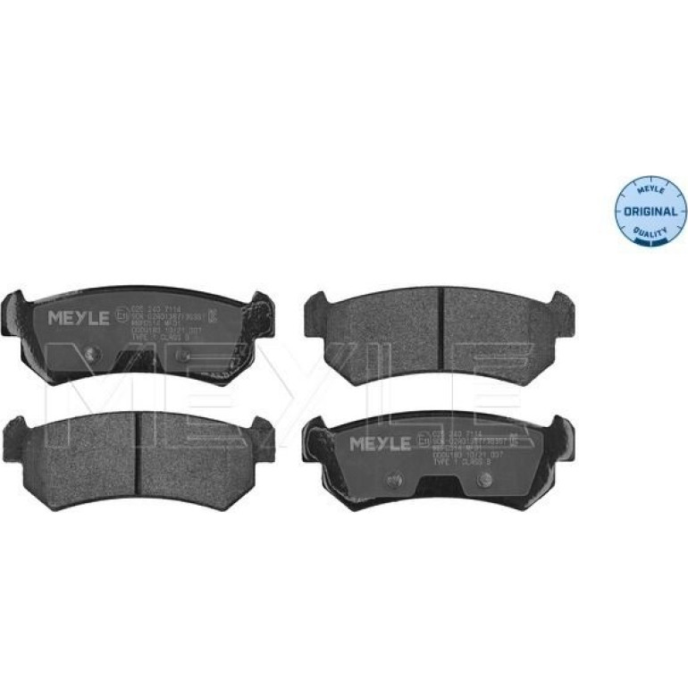 Bremsbelagsatz Daewoo T. Nubira 1.6-2.0 16V 97 025 240 7114 Bremsbelagsatz Daewoo T. Nubira 1.6-2.0 16V 97 025 240 7114