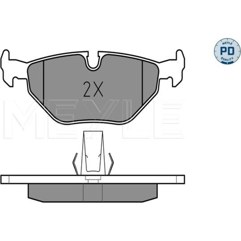 Bremsbelagsatz Bmw T. E39 520-540 11/95 025 216 9117/PD Bremsbelagsatz Bmw T. E39 520-540 11/95 025 216 9117/PD