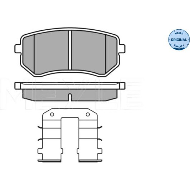 Bremsbelagsatz Kia T. Picanto 04-/I10 08- Mit Sensor 025 242 7614/W Bremsbelagsatz Kia T. Picanto 04-/I10 08- Mit Sensor 025 242 7614/W