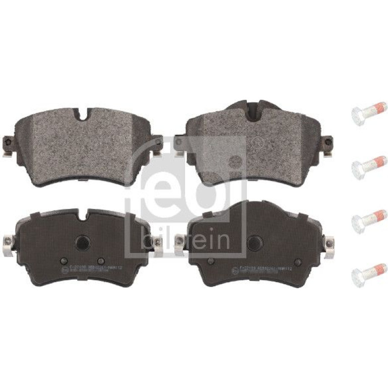 FEBI BILSTEIN Bremsbelagsatz, Scheibenbremse 116345 FEBI BILSTEIN Bremsbelagsatz, Scheibenbremse 116345