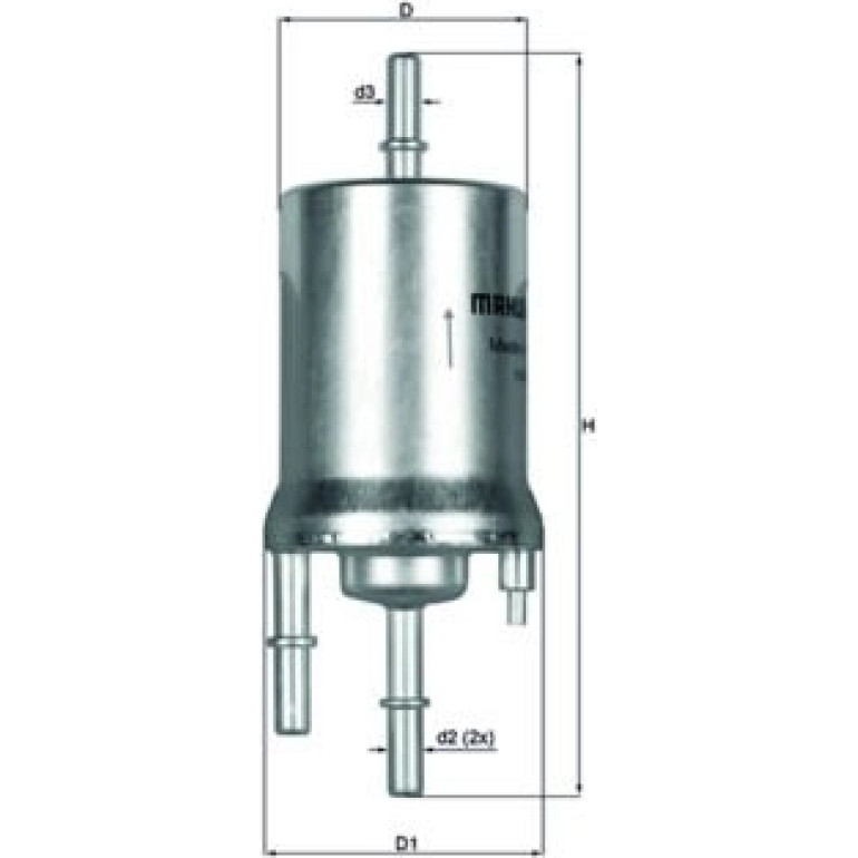 MAHLE Kraftstofffilter KL 156/1 MAHLE Kraftstofffilter KL 156/1