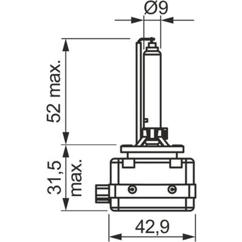 D1S 85V 35W XENON WHITE PK32D-2 1987302909