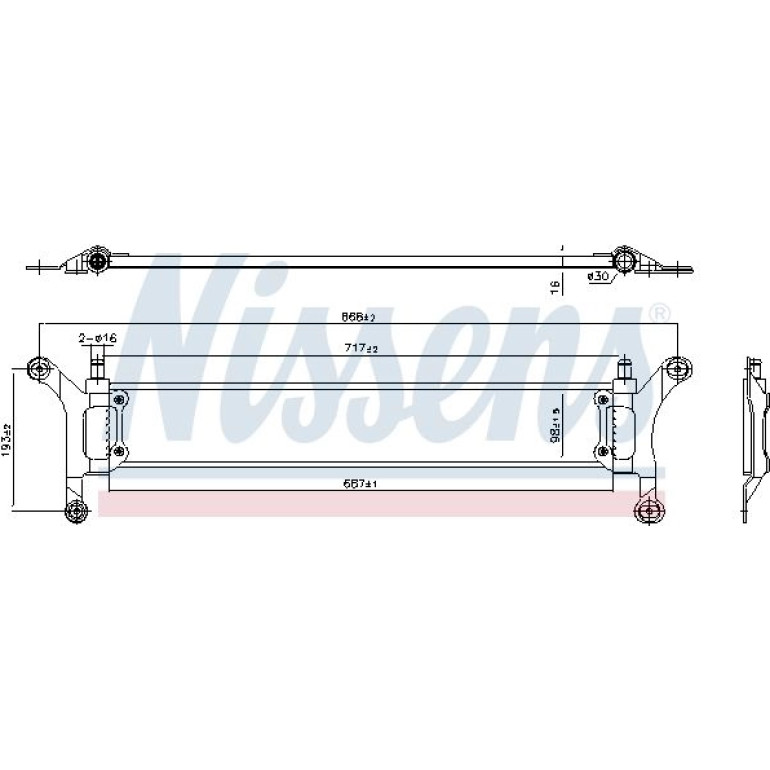 Wasserkühler PKW 606955 Wasserkühler PKW 606955
