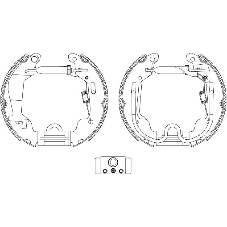 Satz Bremsbacken Opel Agila (H00) 1.0 12V, 1.2 16V 09.00-, 1.3 Cdti 08.03 84058000 Satz Bremsbacken Opel Agila (H00) 1.0 12V, 1.2 16V 09.00-, 1.3 Cdti 08.03 84058000