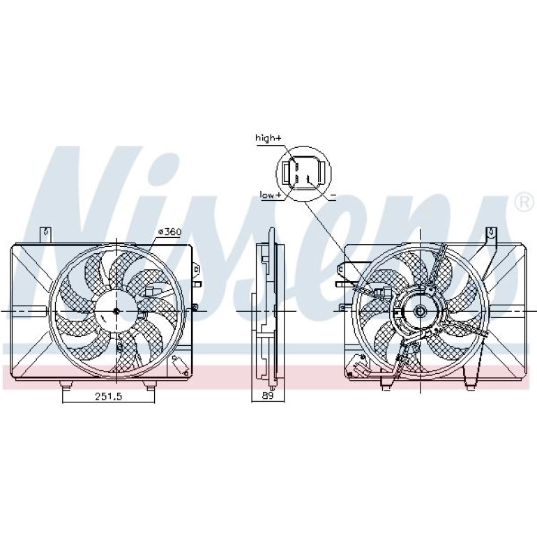 Kühlerlüfter PKW 850052 Kühlerlüfter PKW 850052