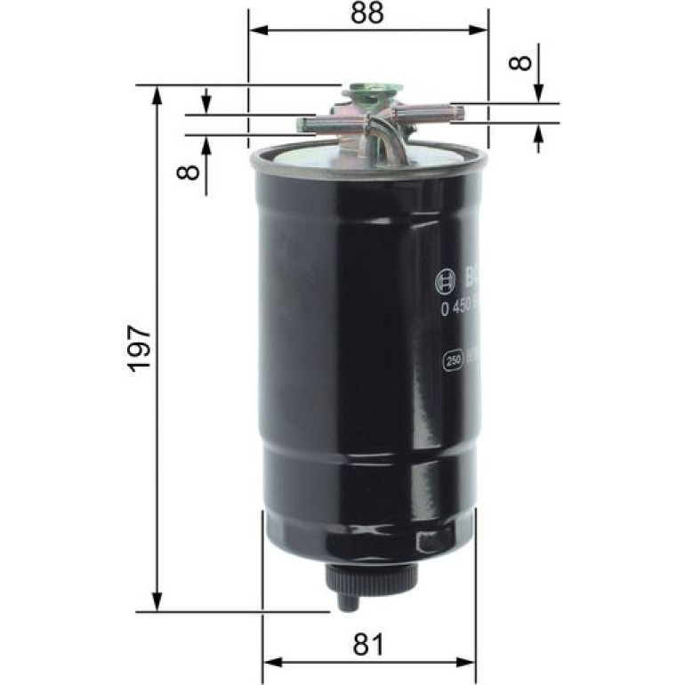 Bosch Kraftstofffilter 0 450 906 374 Bosch Kraftstofffilter 0 450 906 374