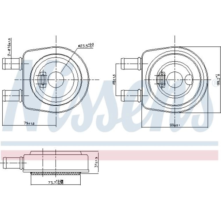 Ölkühler PKW 90704 Ölkühler PKW 90704