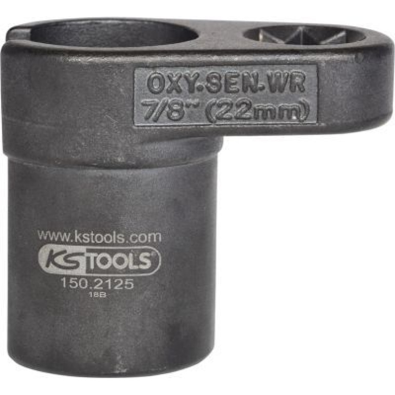 KS TOOLS Mutter für Lambdasonde 1/2 , geschlitzt, 6-kant, 22 mm 150.2125