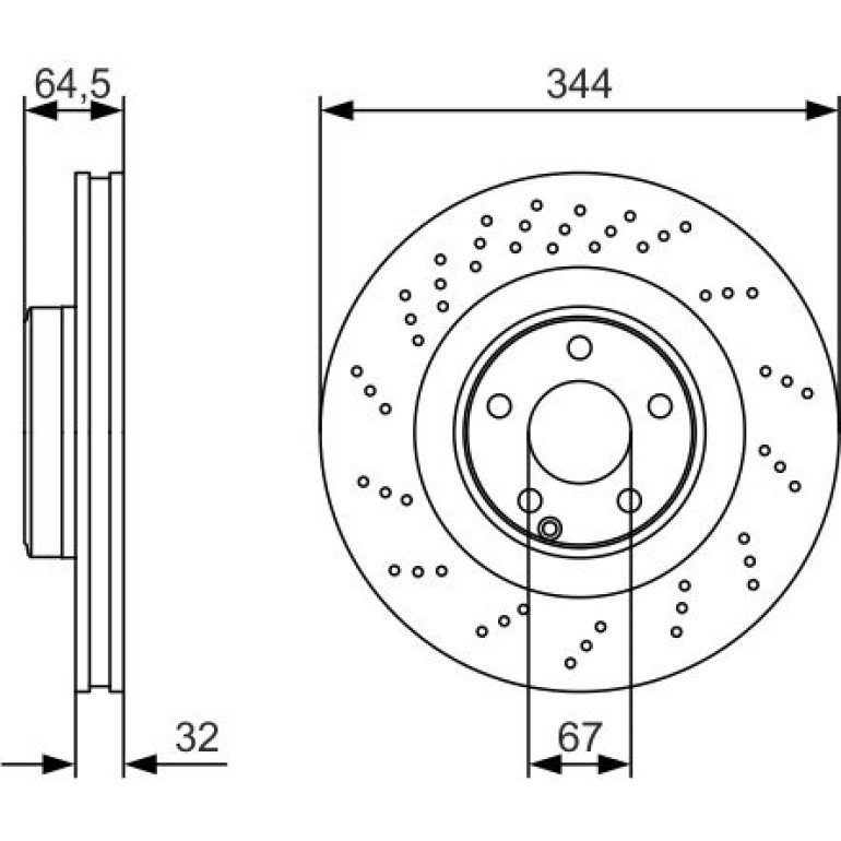 Bremsscheibe 0 986 479 A17 Bremsscheibe 0 986 479 A17